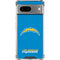 NFL Los Angeles Chargers - Alternate Distressed Google Pixel 7a Clear Case